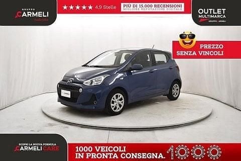 Usata Hyundai i10 Comfort 67 CV (49 kW) 2017 Blu Utilitaria