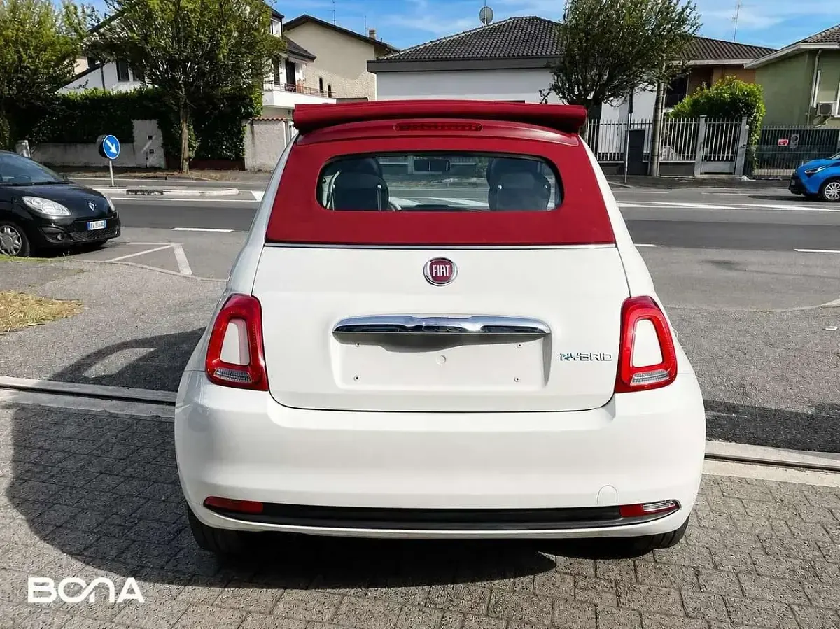 Usata Fiat 500C 69 CV (50 kW) 2024 Bianco Cabrio