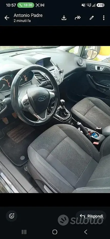 Usata Ford Fiesta 95 CV (69 kW) 2017 Nero Utilitaria