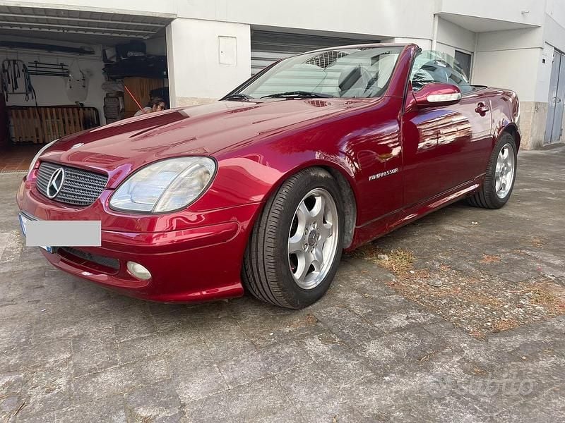 Usata Mercedes 170 2003 Rosso Cabrio