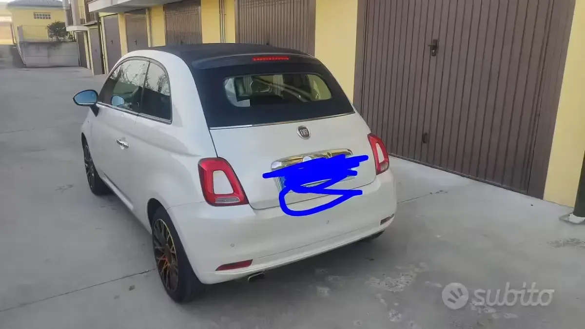 Usata Fiat 500C 69 CV (50 kW) 2021 Cabrio