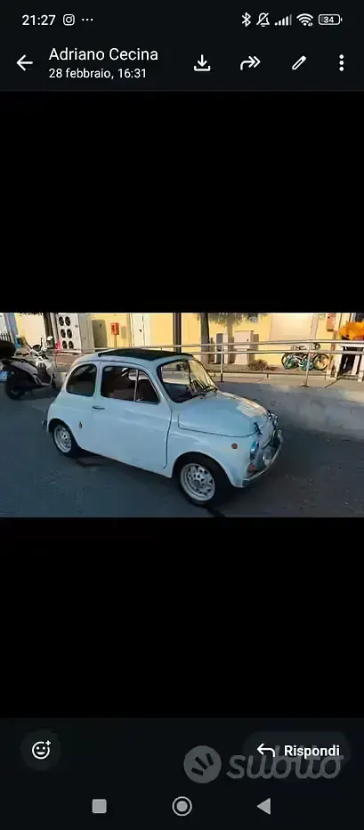 Usata Abarth 595 1960 Bianco
