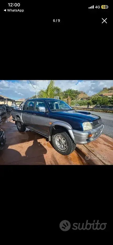 Usata Mitsubishi L200 2001 Bluazzurro Pick-up
