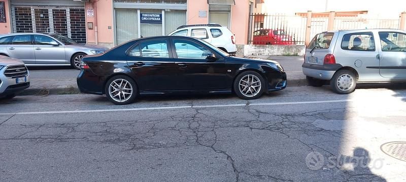 Usata Saab 9-3 Aero 180 CV (132 kW) 2008 Nero Berlina