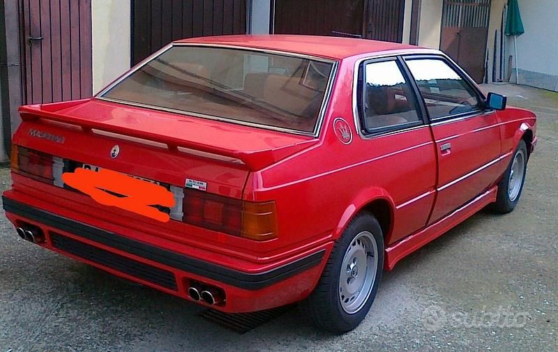 Usata Maserati Biturbo 1983 Rosso Coupé