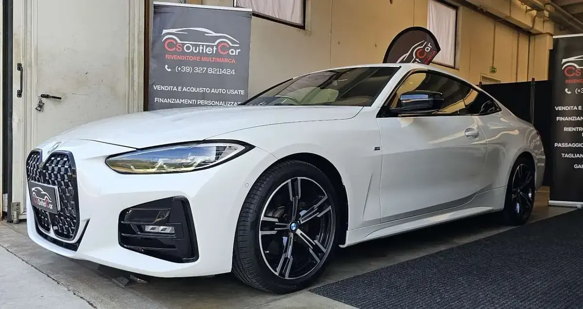 Usata BMW 420 M Sport 190 CV (139 kW) 2021 Bianco Coupé