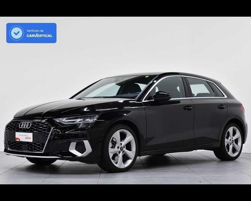 Usata Audi A3 Sportback e-tron Advanced 150 CV (110 kW) 2020 Nero Utilitaria