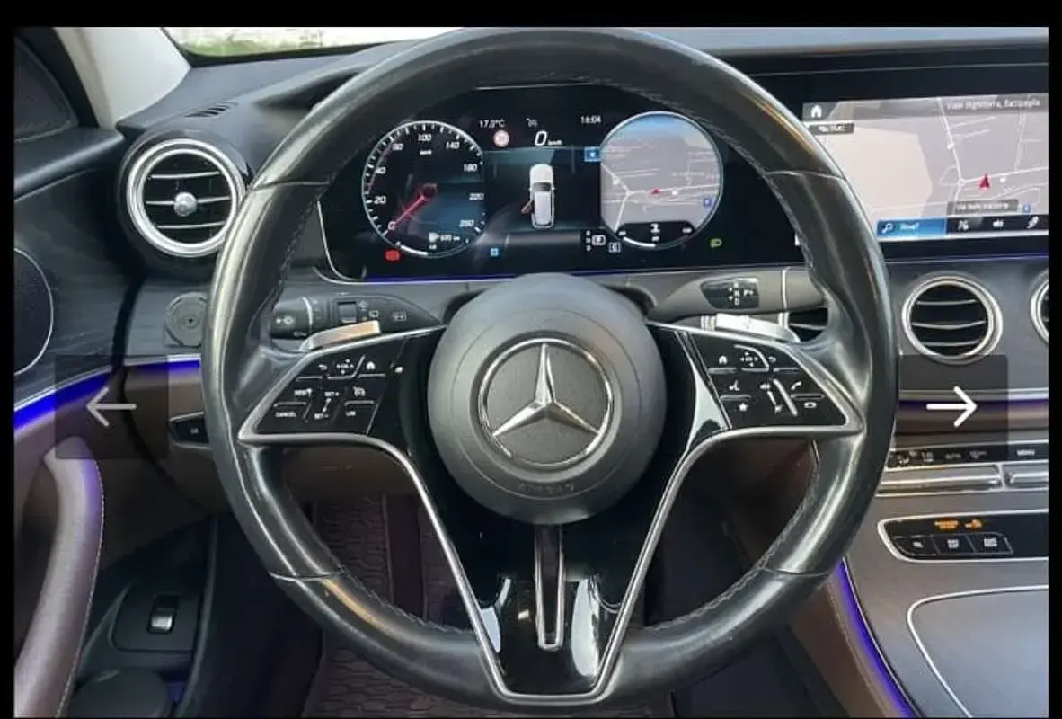 Usata Mercedes E220 Premium Plus 194 CV (142 kW) 2021 Nero Station wagon