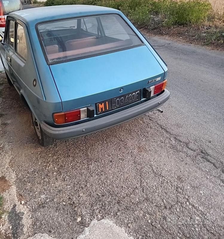 Usata Fiat 127 1980 Blu Berlina