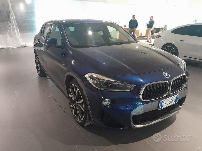 Usata BMW X2 M Sport 192 CV (141 kW) 2019 Blu/azzurro SUV