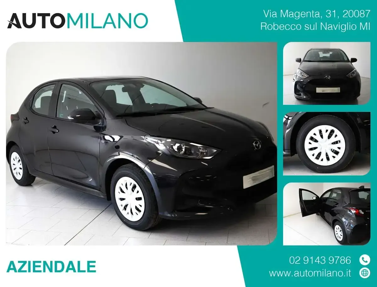 Begagnad Mazda 2 92 HK (67 kW) 2023 Svart Halvkombi