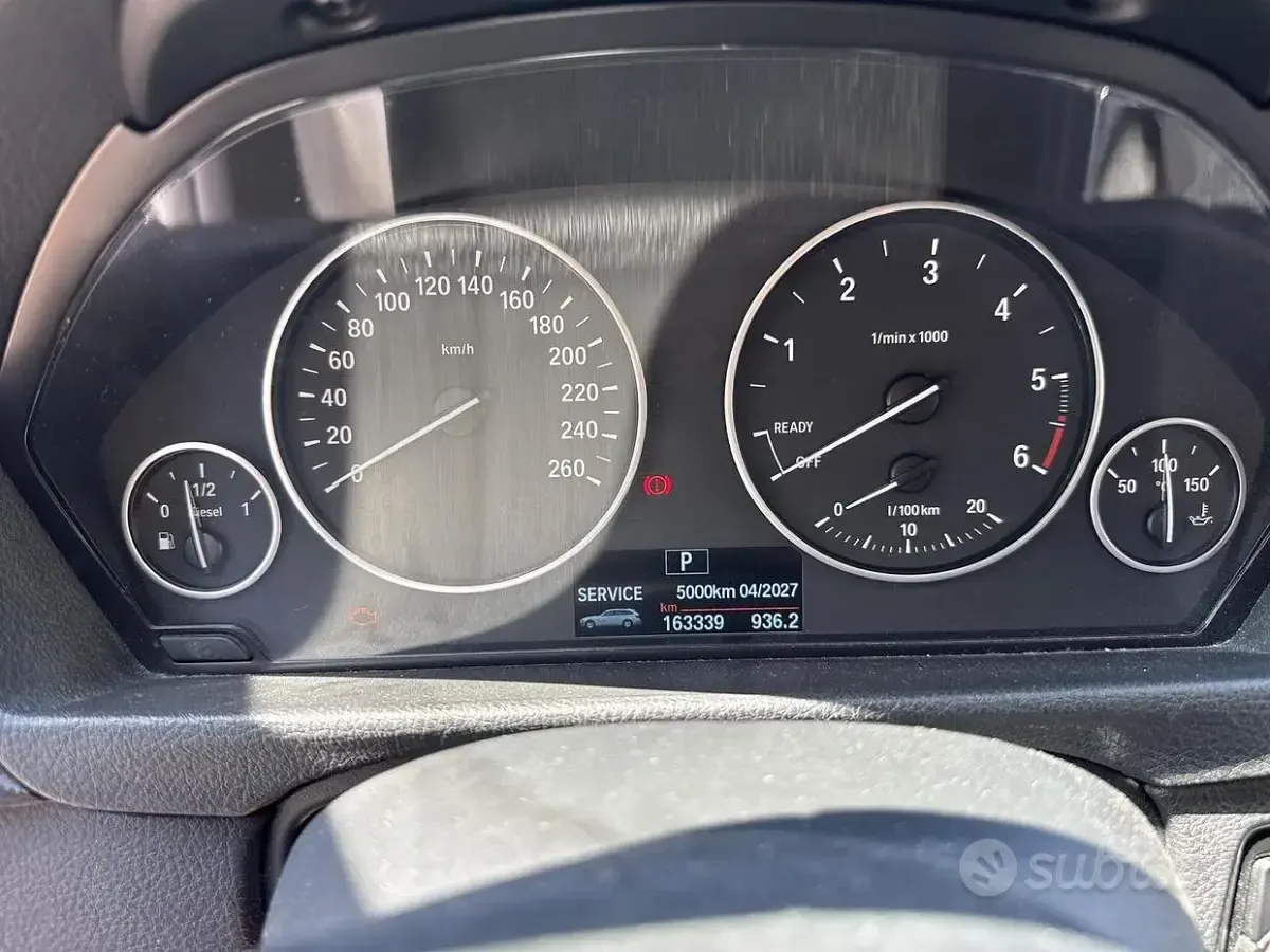 Usata BMW 316 Efficient Dynamics 116 CV (85 kW) 2015 Grigio Station wagon