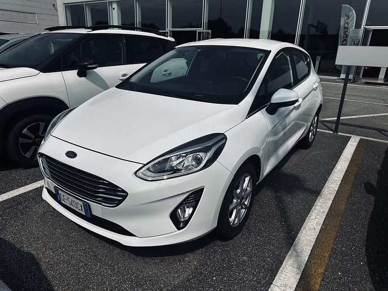 Usata Ford Fiesta Titanium 75 CV (55 kW) 2021 Bianco Utilitaria