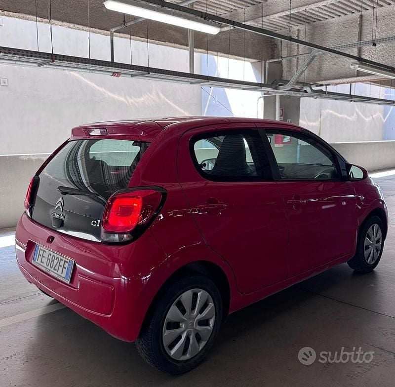Usata Citroën C1 Shine 69 CV (50 kW) 2016 Rosso Utilitaria