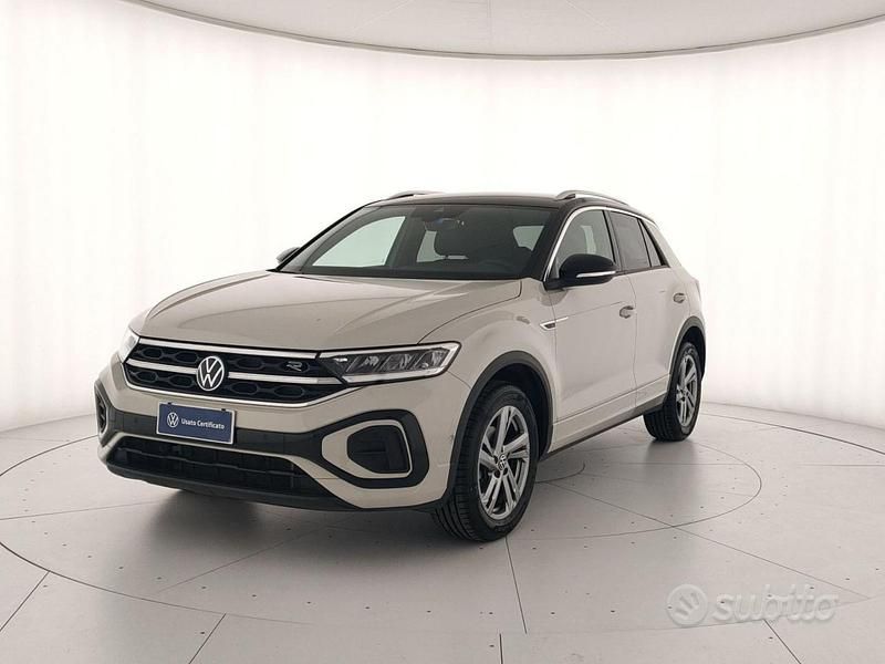 6u ascot grey Usata 2023 VW T-Roc R-line SUV | 23.900 € (Buon prezzo) - Immagine 1/4