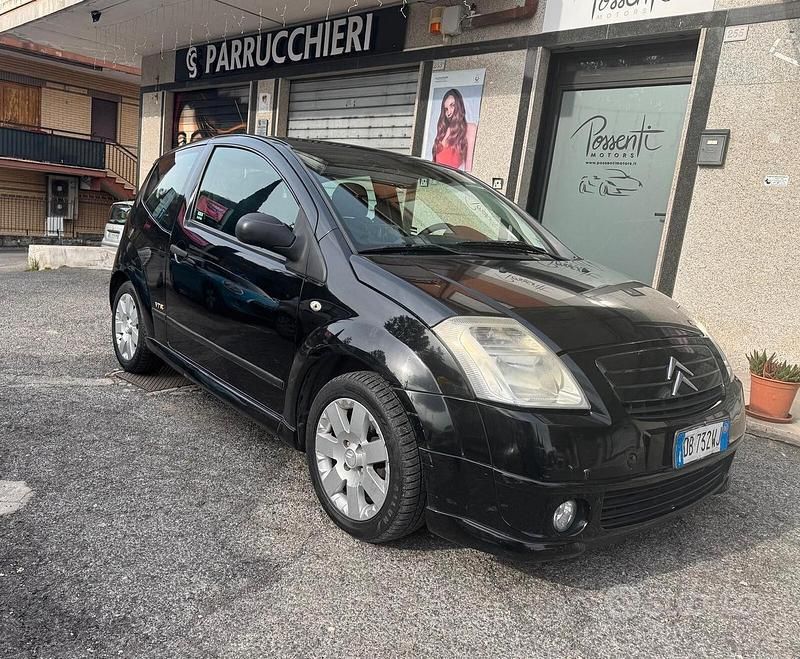 Usata Citroën C2 VTR Sport 70 CV (51 kW) 2006 Nero Utilitaria