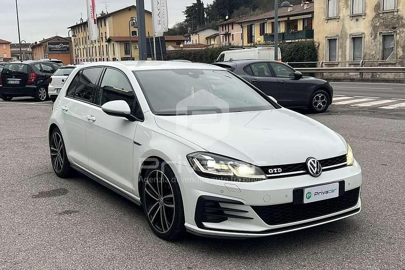 Usata VW Golf VII GTD 184 CV (135 kW) 2017 Bianco Utilitaria