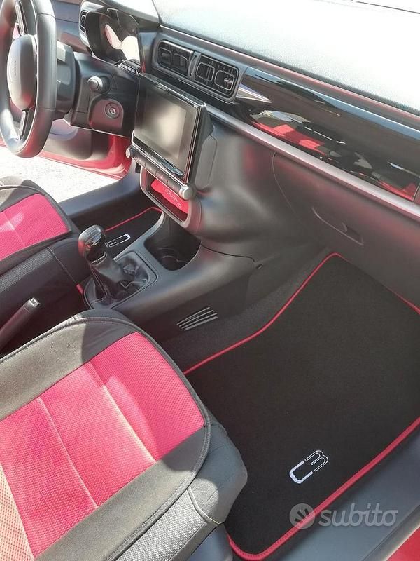 Usata Citroën C3 83 CV (61 kW) 2022 Rosso Utilitaria
