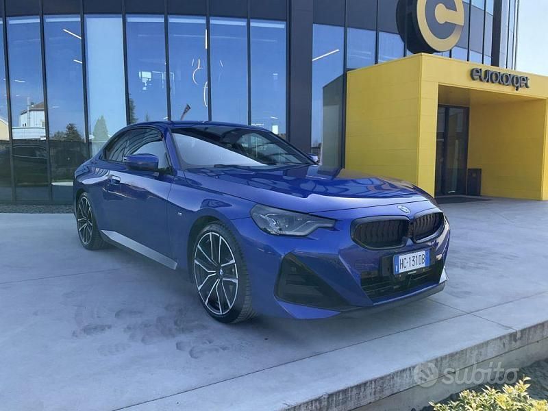 Usata BMW 218 M Sport 156 CV (114 kW) 2024 Blu metallizzato Coupé