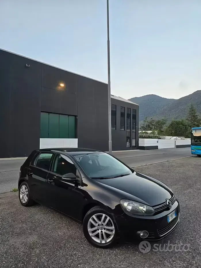 Usata VW Golf VI Highline 122 CV (89 kW) 2009 Nero Berlina