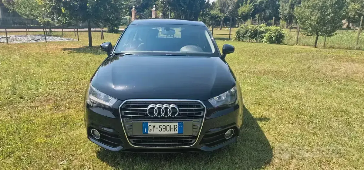 Usata Audi A1 Ambition 86 CV (63 kW) 2012 Nero Utilitaria