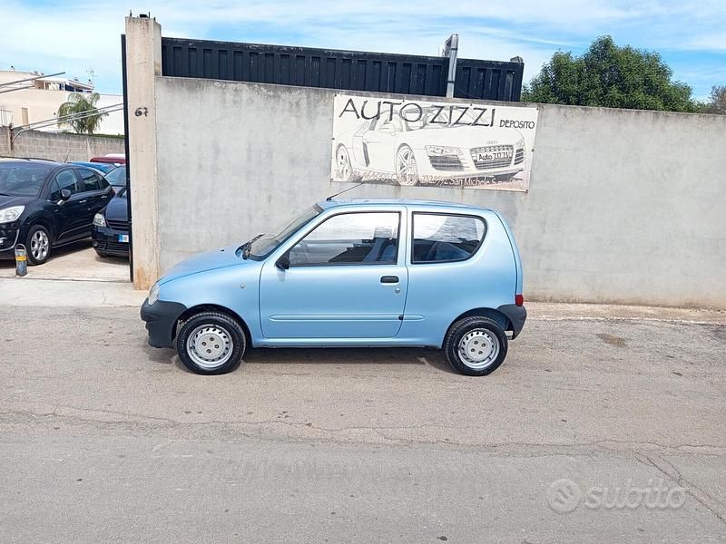 Usata Fiat Seicento S 54 CV (39 kW) 2001 Blu Utilitaria