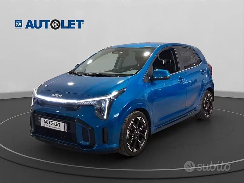 Usata Kia Picanto GT-Line 80 CV (58 kW) 2024 Blu Utilitaria