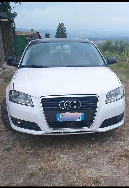 Usata Audi A3 105 CV (77 kW) 2009 Bianco Utilitaria