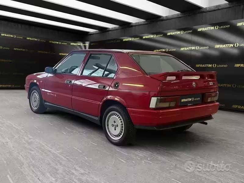 Usata Alfa Romeo 33 Quadrifoglio Verde 114 CV (83 kW) 1988 Rosso Berlina
