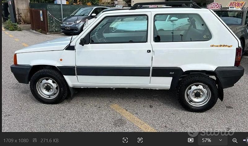 Usata Fiat Panda 4x4 Trekking 50 CV (36 kW) 2000 Bianco Utilitaria