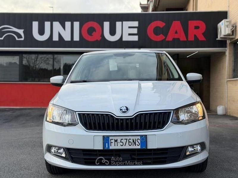 Usata Skoda Fabia Ambition 75 CV (55 kW) 2017 Bianco Berlina