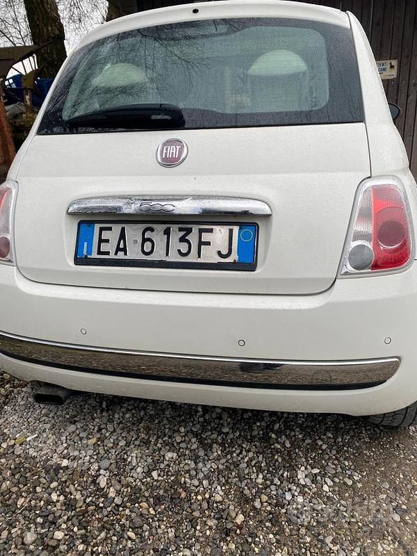 Usata Fiat 500 75 CV (55 kW) 2010 Bianco Berlina