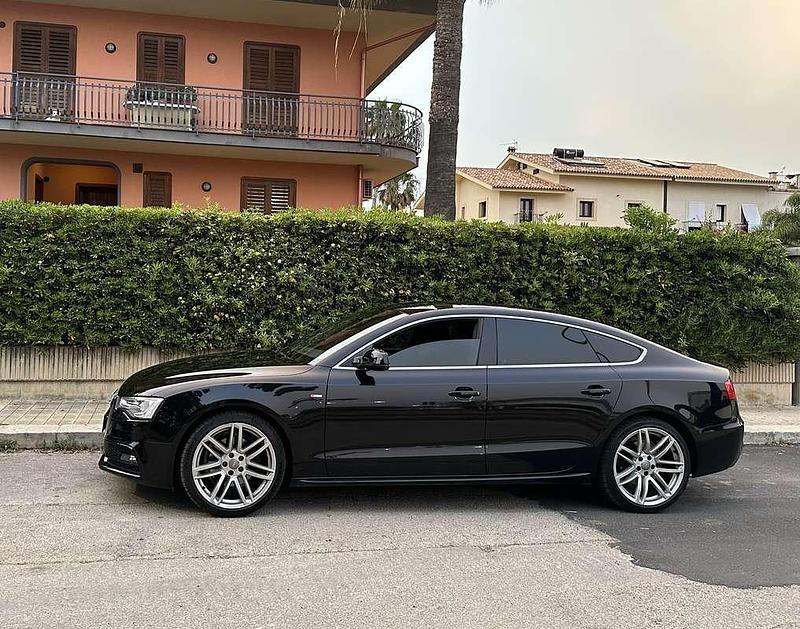 Usata Audi A5 Sportback S-Line 190 CV (139 kW) 2016 Nero Utilitaria