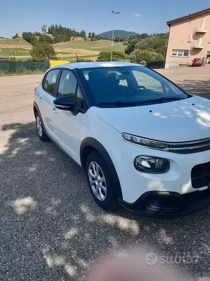 Usata Citroën C3 75 CV (55 kW) 2018 Bianco Utilitaria
