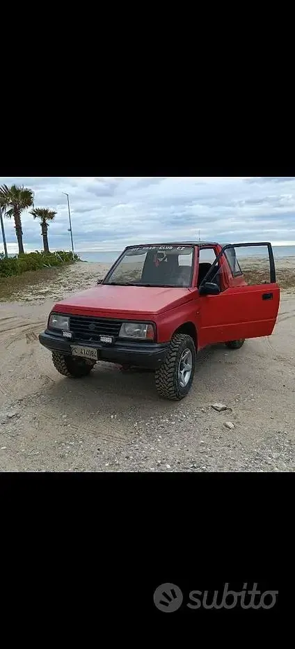 Usata Suzuki Vitara 1991 Rosso Cabrio