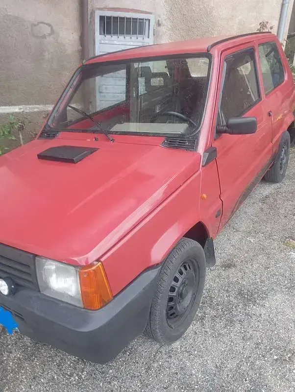 Usata Fiat Panda Young 54 CV (39 kW) 2002 Rosso Berlina