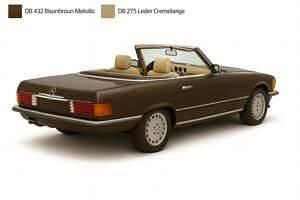 Usata Mercedes 560 230 CV (169 kW) 1988 Marrone Cabrio