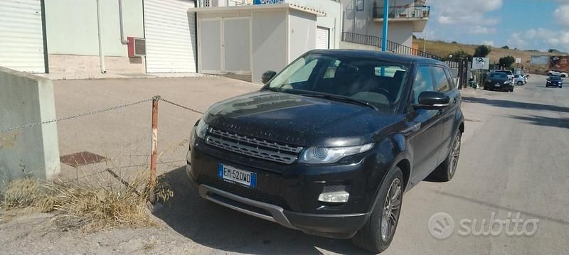 Usata Land Rover Range Rover evoque 150 CV (110 kW) 2012 Nero SUV