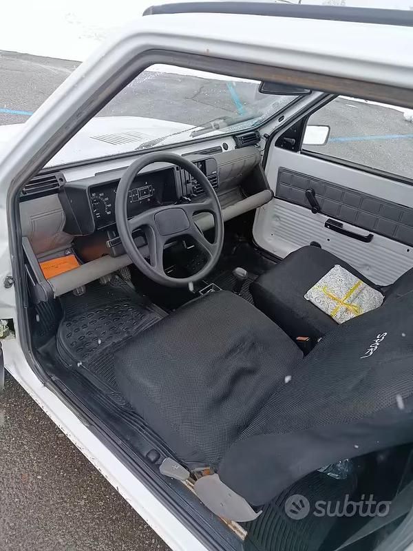Usata Fiat Panda 1990 Bianco Utilitaria