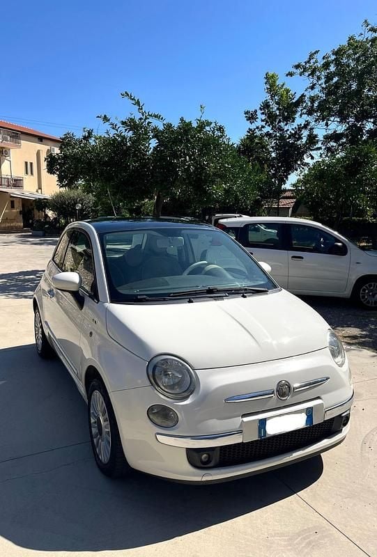 Usata Fiat 500 75 CV (55 kW) 2008 Bianco Berlina