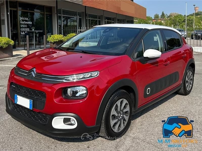 Usata Citroën C3 PureTech 82 CV (60 kW) 2017 Rosso Berlina