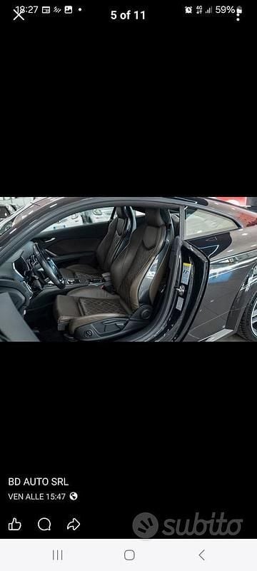 Usata Audi TT 180 CV (132 kW) 2016 Nero Coupé
