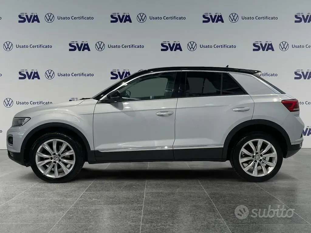 Usata VW T-Roc Advance 150 CV (110 kW) 2019 Bianco SUV