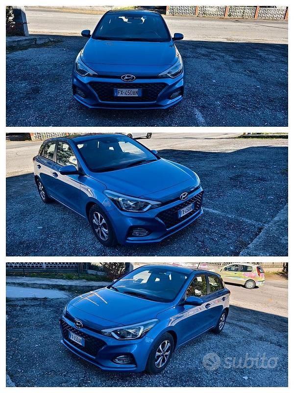 Usata Hyundai i20 85 CV (62 kW) 2019 Blu Berlina