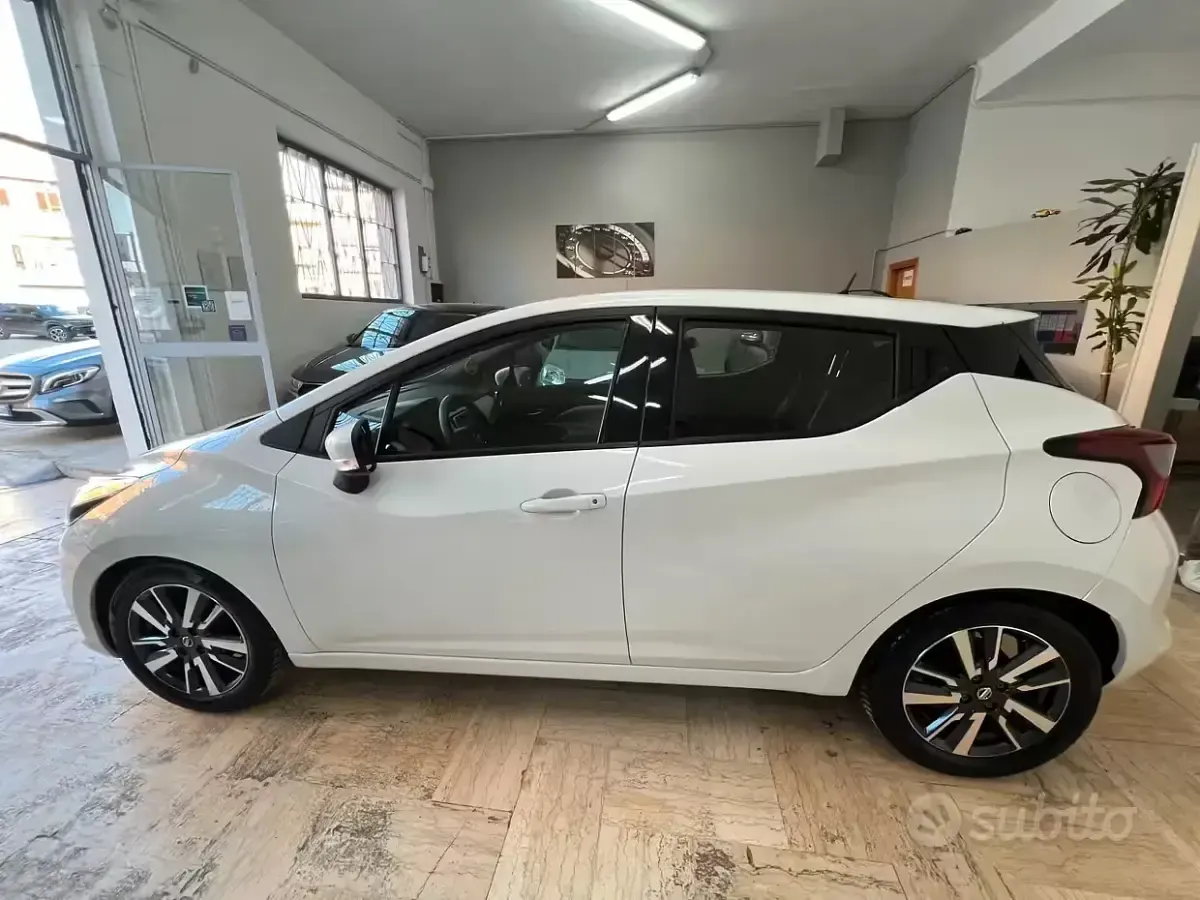 Usata Nissan Micra N-Connecta 90 CV (66 kW) 2017 Bianco Utilitaria