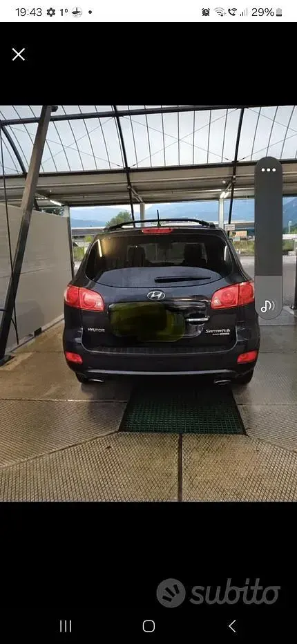Usata Hyundai Santa Fe 2007 Nero SUV