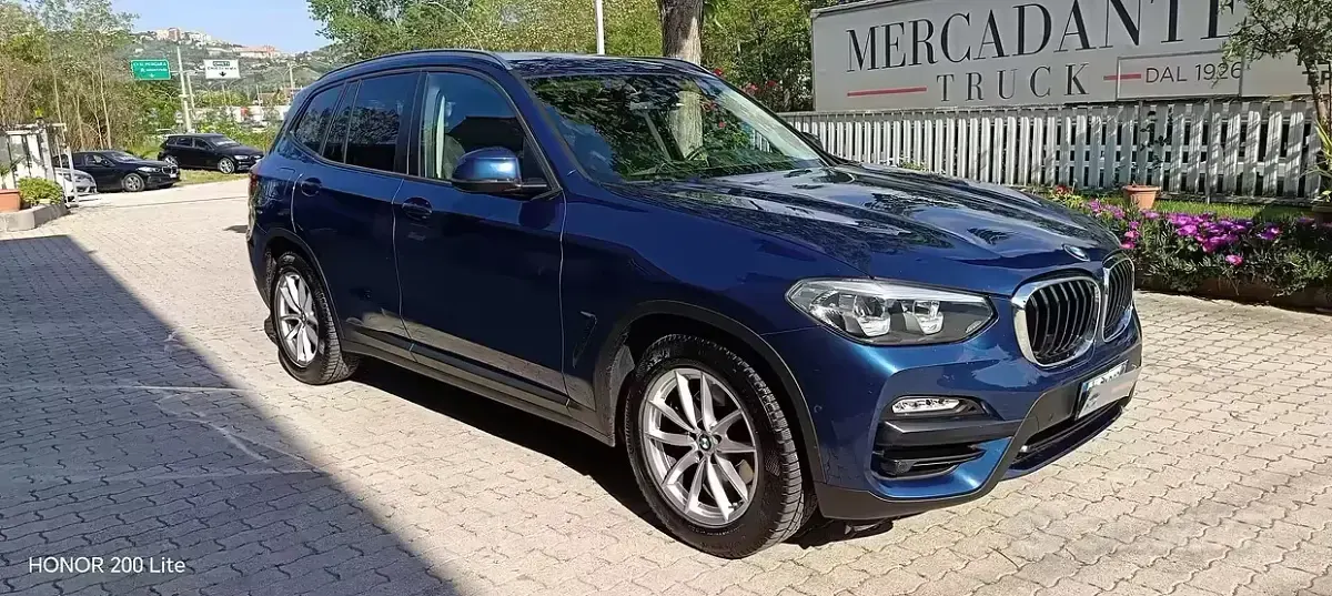 Usata BMW X3 Advantage 190 CV (139 kW) 2018 Blu SUV