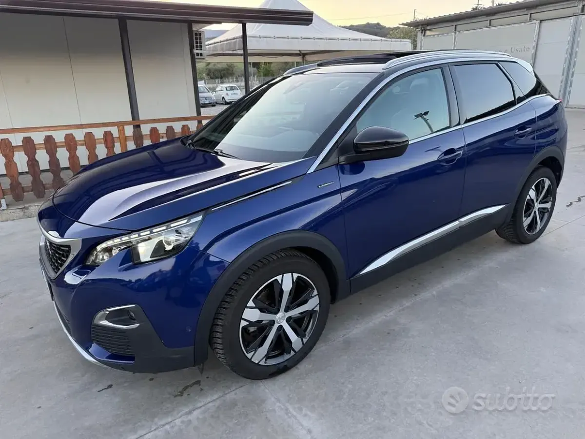 Usata Peugeot 3008 GT-line 120 CV (88 kW) 2016 Bluazzurro Station wagon