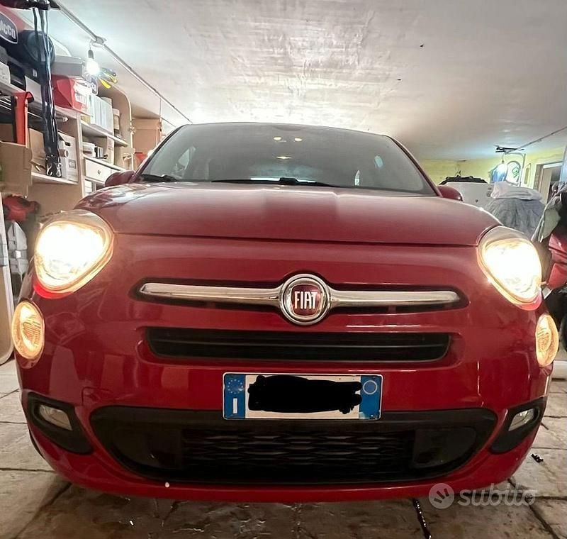 Usata Fiat 500X 95 CV (69 kW) 2018 Rosso SUV
