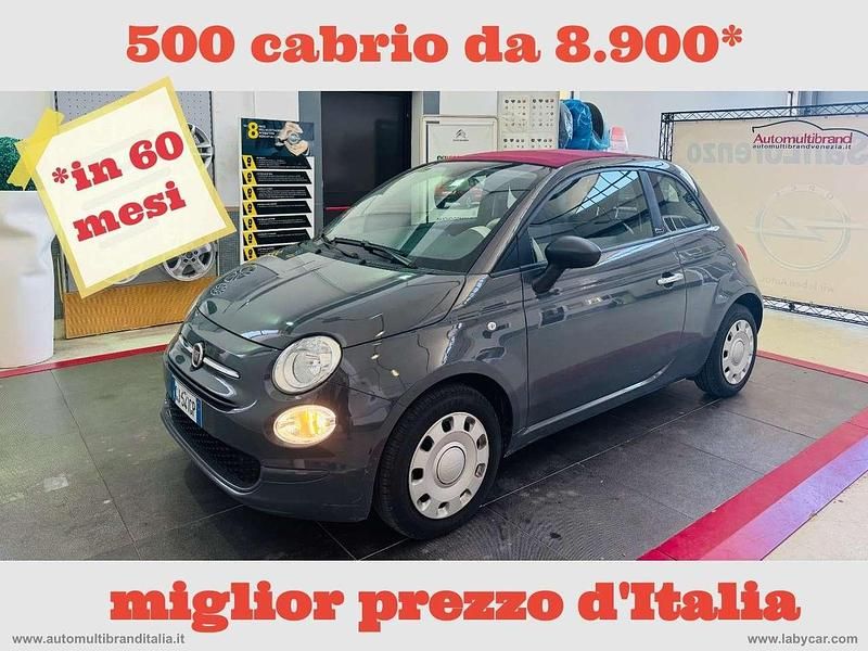 Grigio Usata 2021 Fiat 500C Dolcevita Cabrio | 8901 € (Super prezzo) - Immagine 1/4